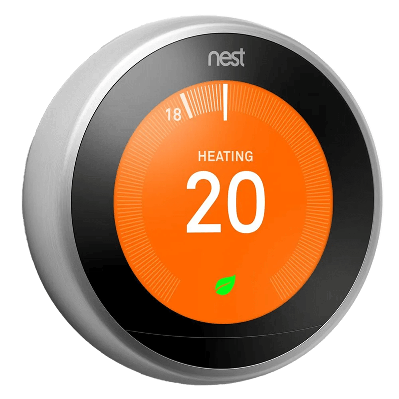 Google Nest thermostat self learning 3rd-generation stainless-steel